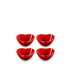 Mini Heart Pinch Bowls (Set of 4)